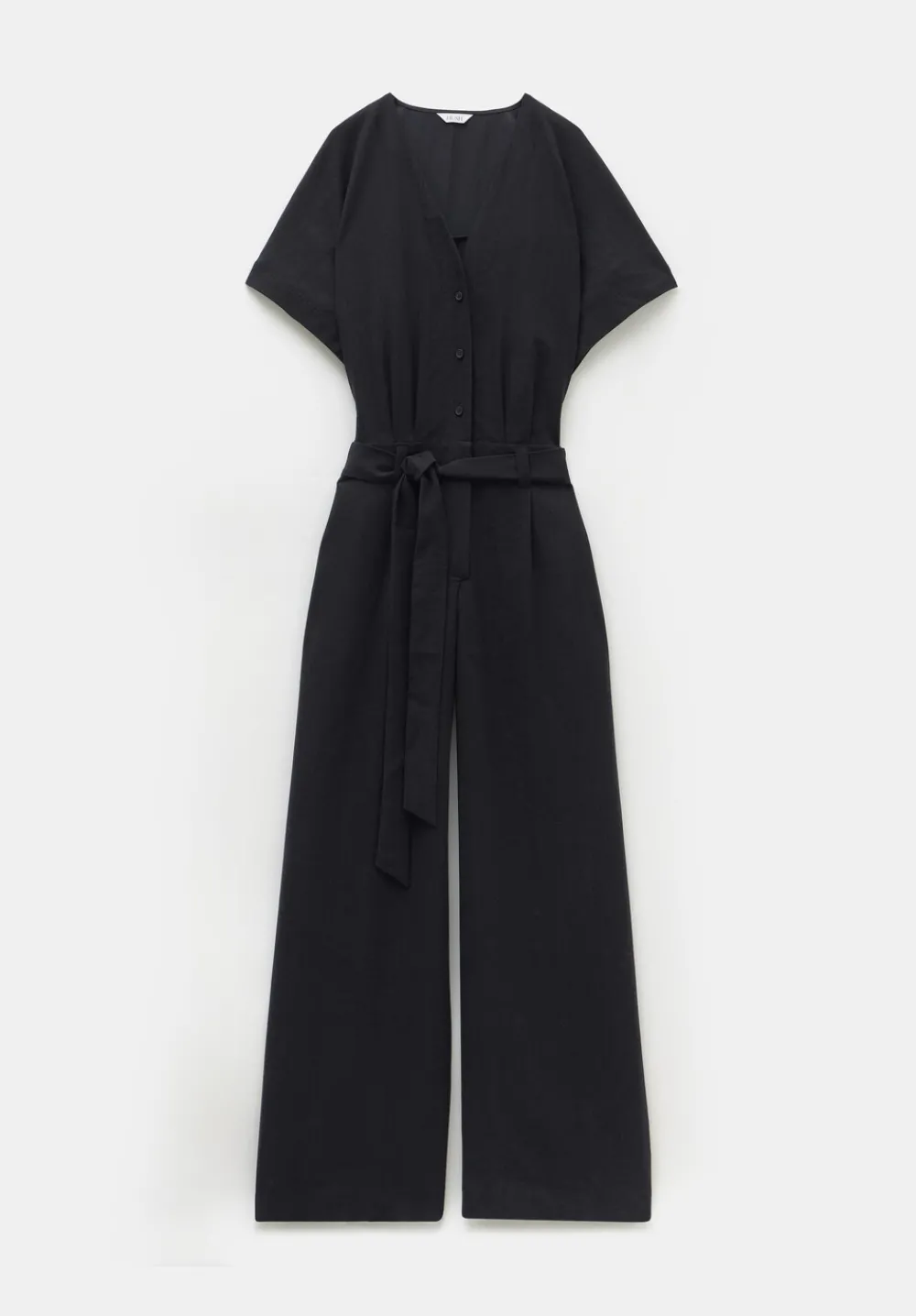 hush Jumpsuits|Marie Pleat Jumpsuit Black