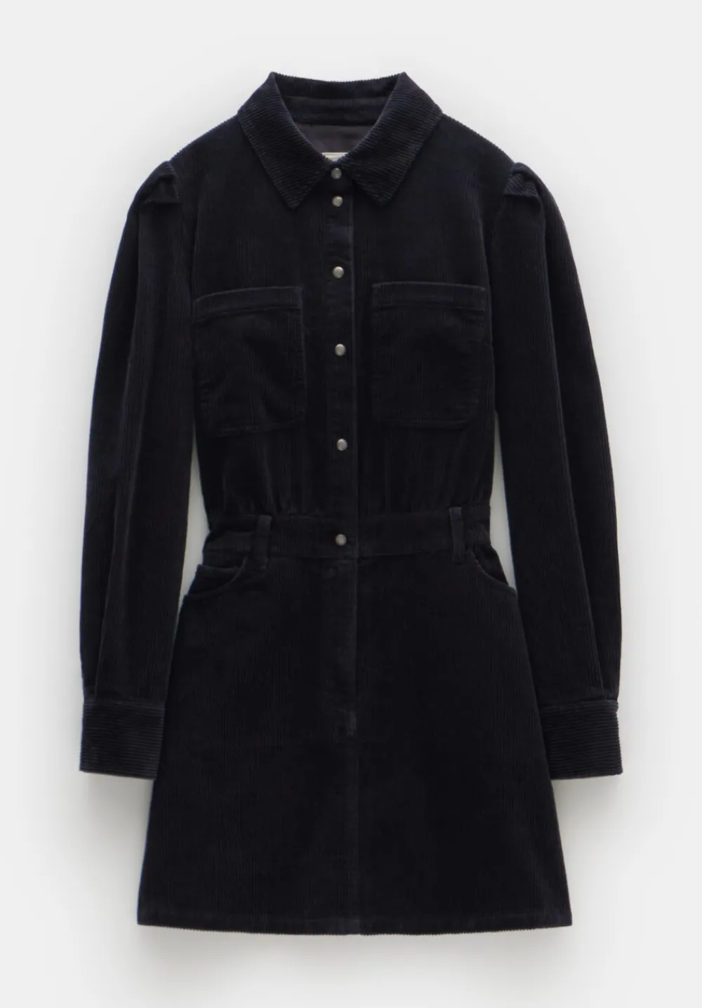 hush Dresses|Mariella Cord Mini Dress Black