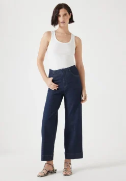hush Jeans|Marla Cropped Jean Blue Rinse Wash