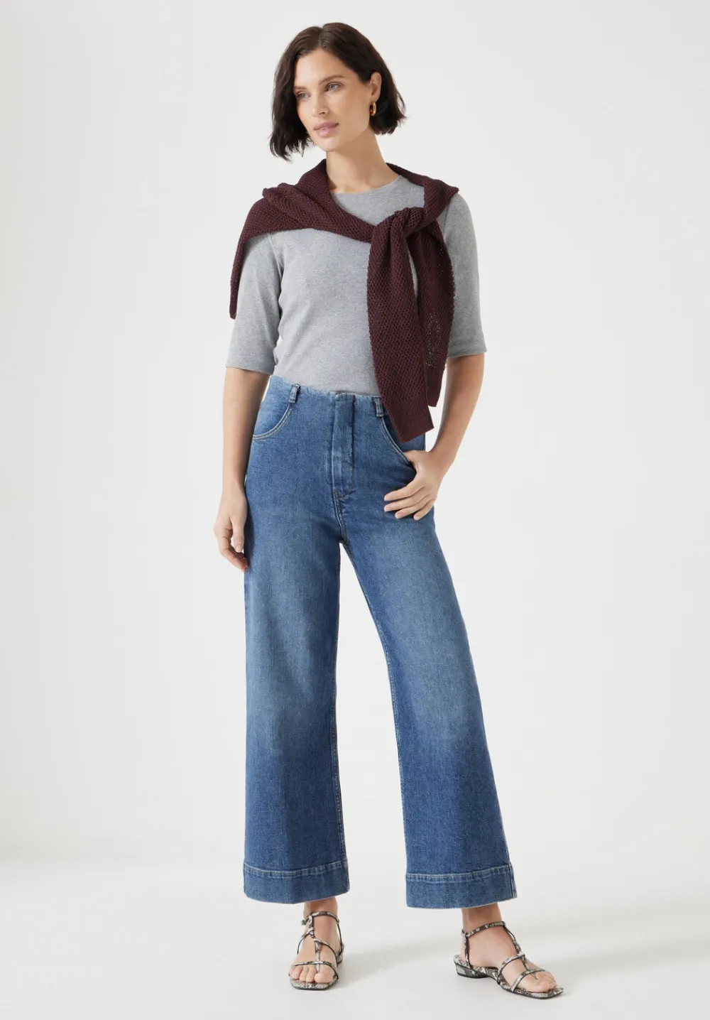 hush Jeans|Marla Cropped Jean Light Blue Authentic