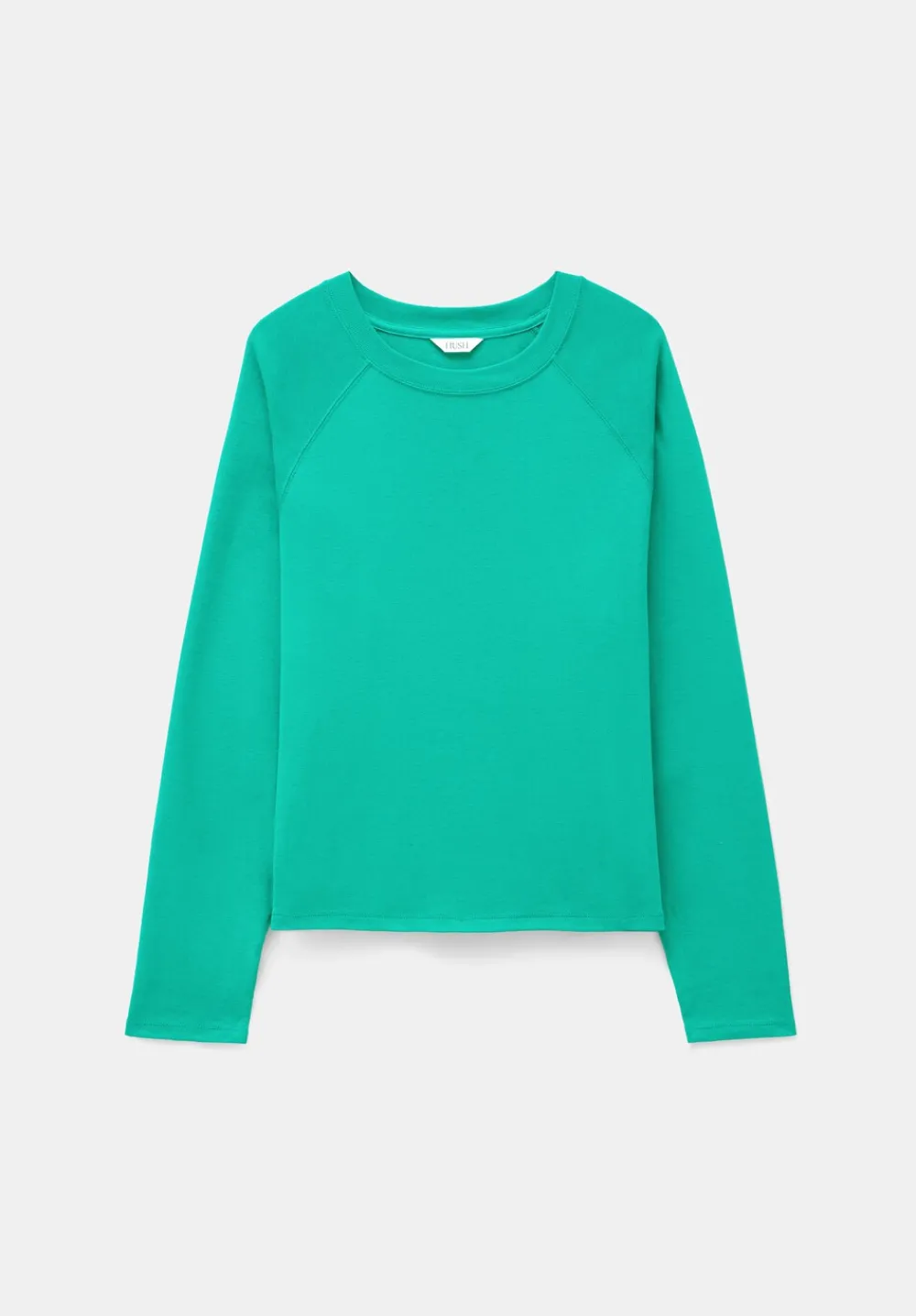 hush Tops & T-Shirts|Matilda Cotton Raglan Top Bright Green