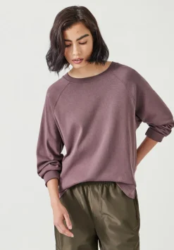hush Tops & T-Shirts|Matilda Cotton Raglan Top Light Brown