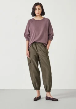 hush Tops & T-Shirts|Matilda Cotton Raglan Top Light Brown