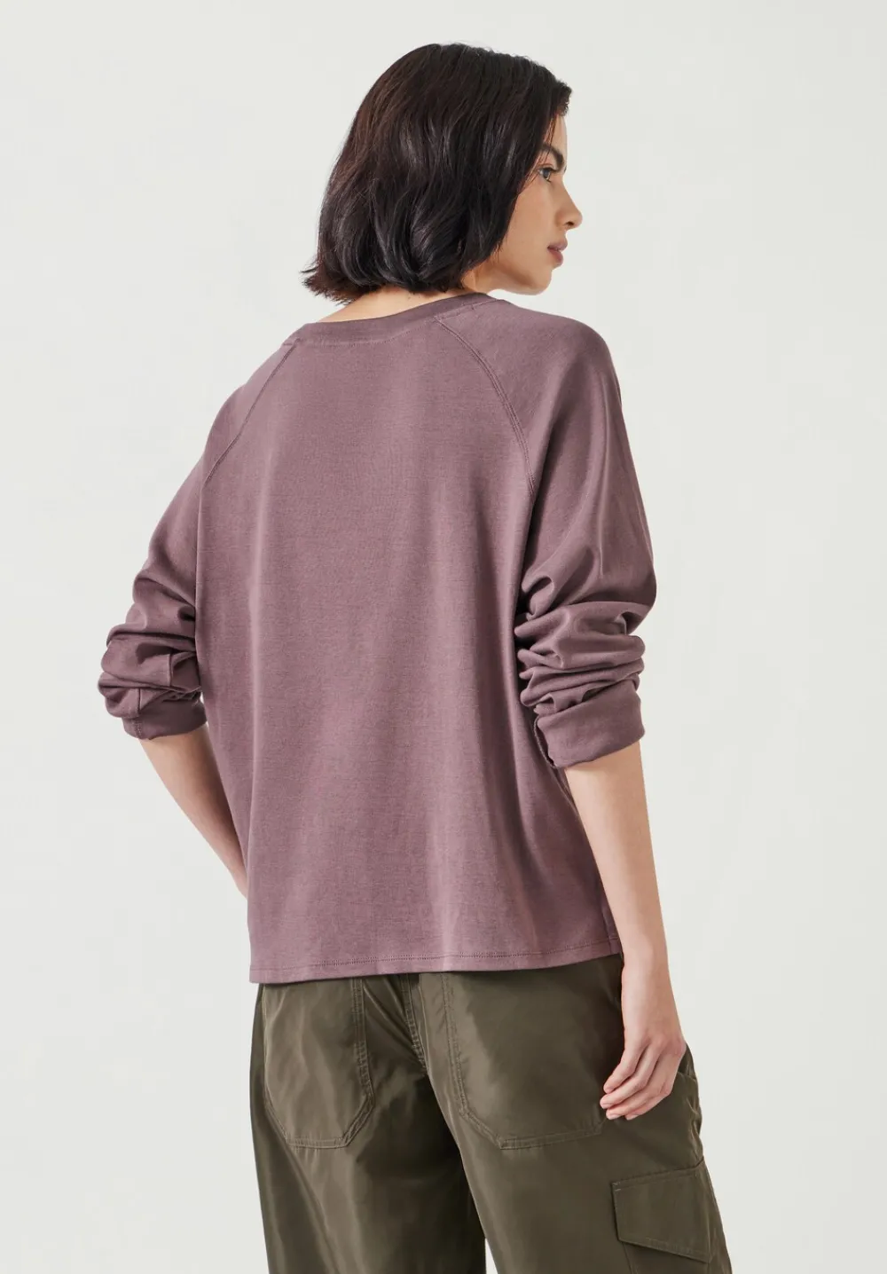 hush Tops & T-Shirts|Matilda Cotton Raglan Top Light Brown