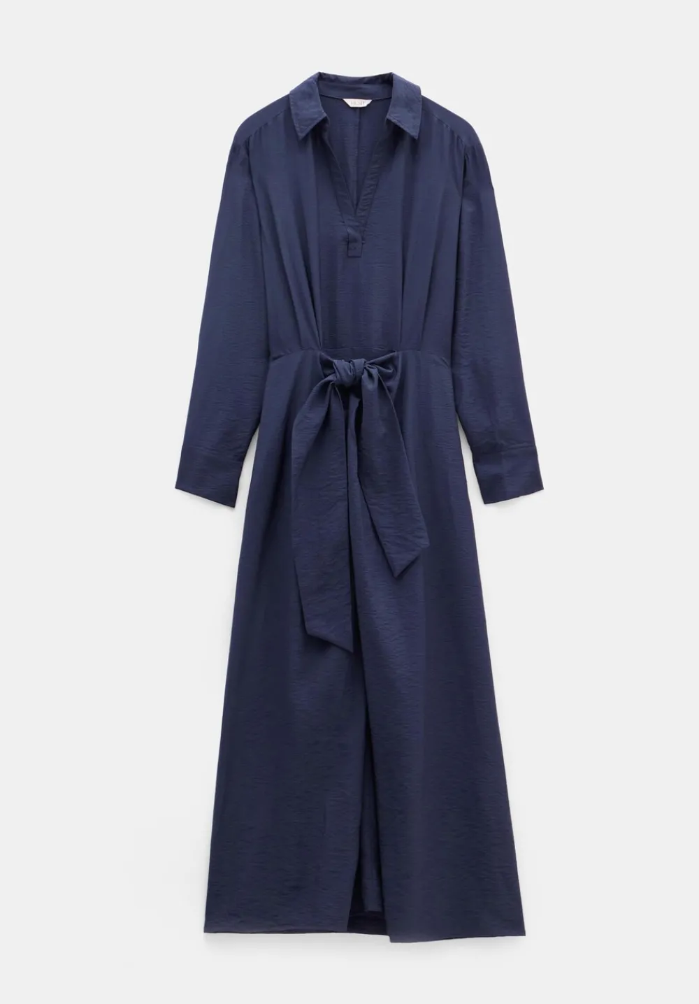 hush Dresses|Maya Air Flow Front Tie Maxi Dress Navy