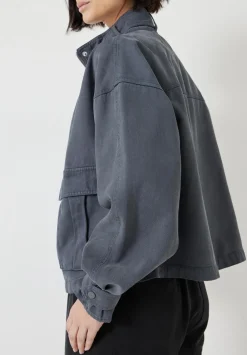 hush Jackets & Coats|Melinda Utility Jacket Grey Shadow