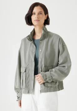 hush Jackets & Coats|Melinda Utility Jacket Green