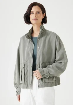 hush Jackets & Coats|Melinda Utility Jacket Green