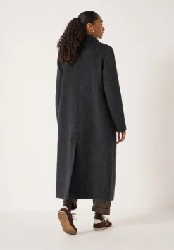 hush Jackets & Coats|Meridah Italian Wool Coat Dark Charcoal