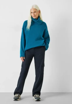 hush Jumpers & Cardigans|Meryl Roll Neck Wool Blend Jumper Teal