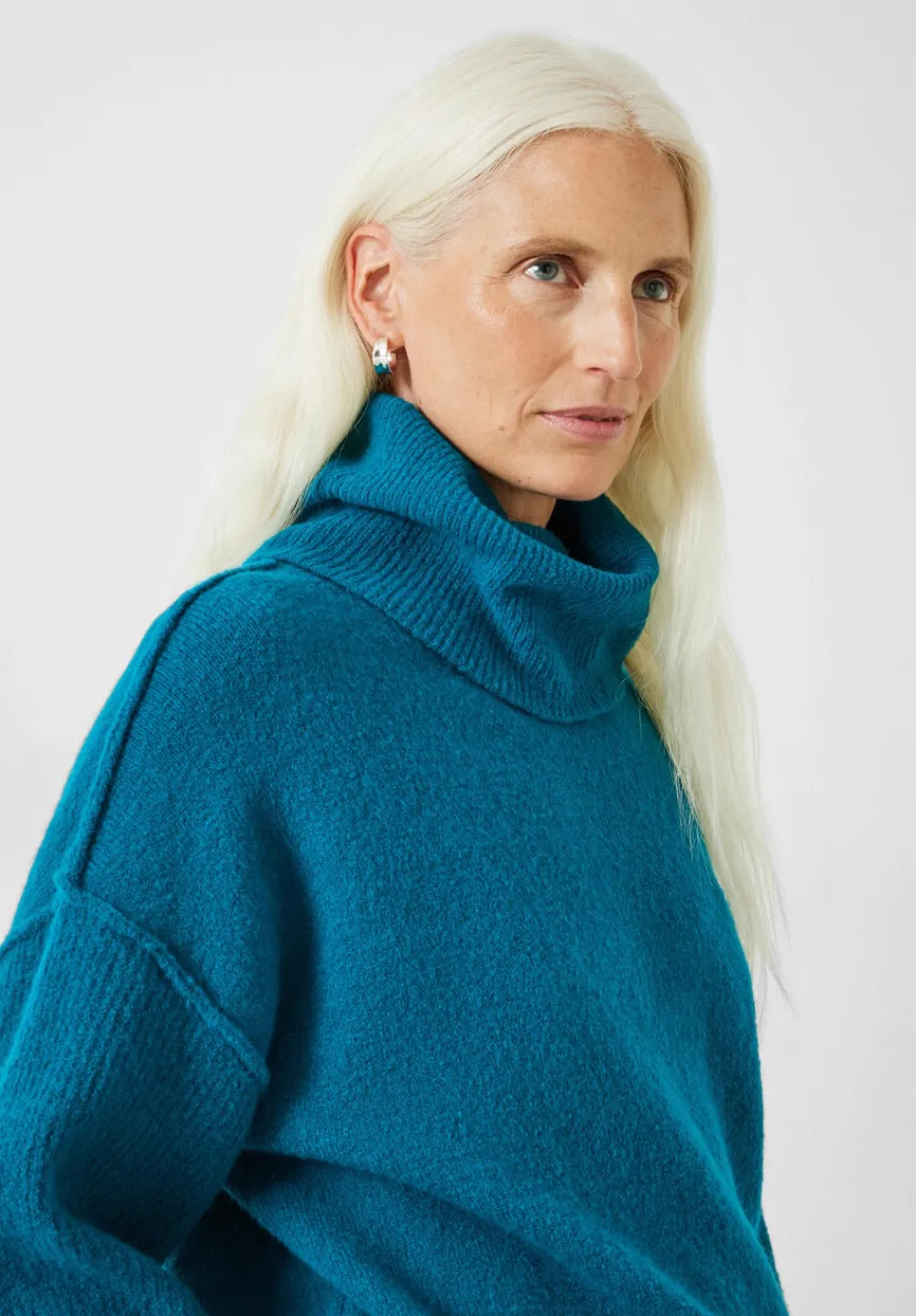 hush Jumpers & Cardigans|Meryl Roll Neck Wool Blend Jumper Teal