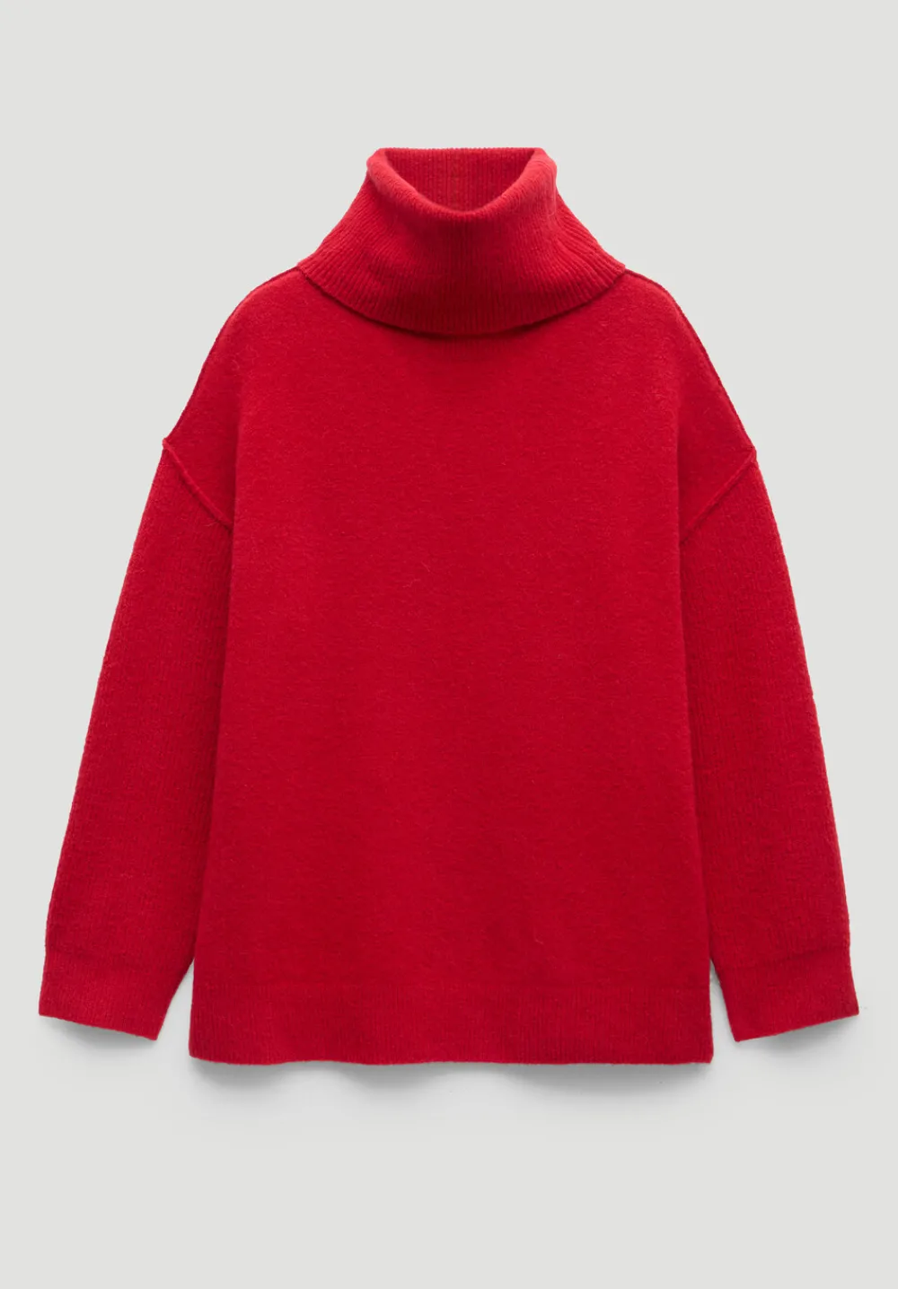 hush Jumpers & Cardigans|Meryl Wool Blend Roll Neck Jumper Fiery Red