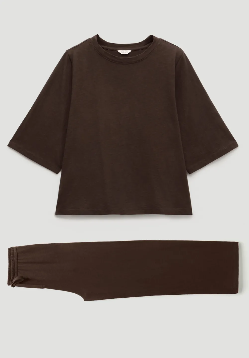 hush Pyjamas & Nightwear|Midy Cotton Slub Cord Pyjamas Dark Brown