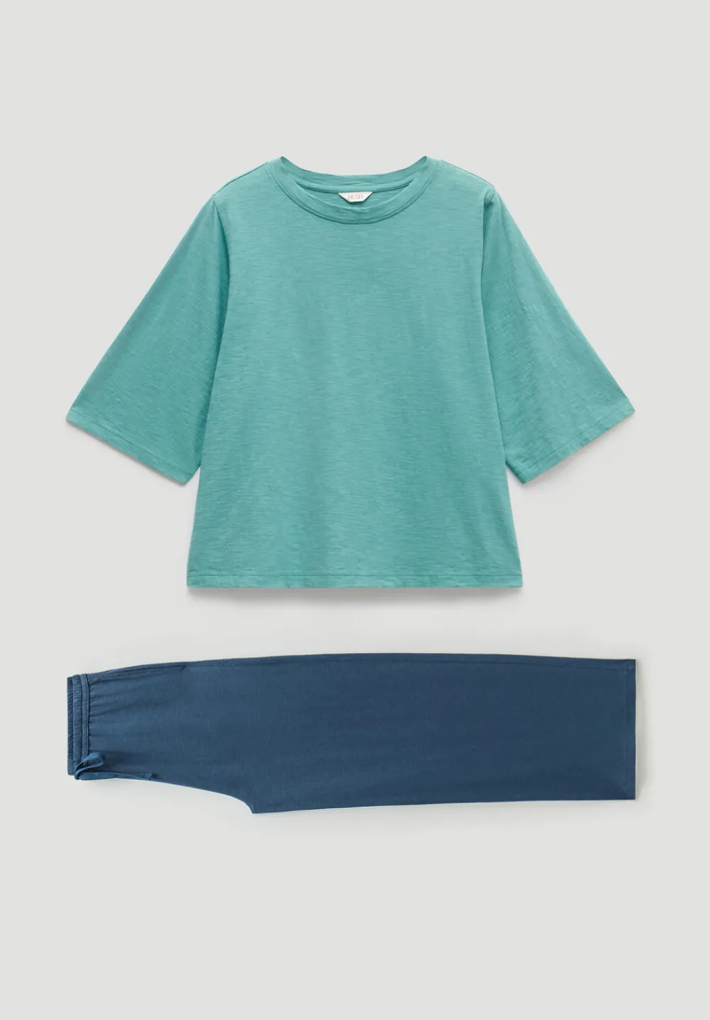 hush Pyjamas & Nightwear|Midy Cotton Slub Cord Pyjamas Teal Blue