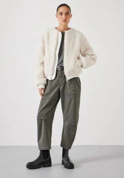 hush Jackets & Coats|Miffy Faux Fur Jacket White