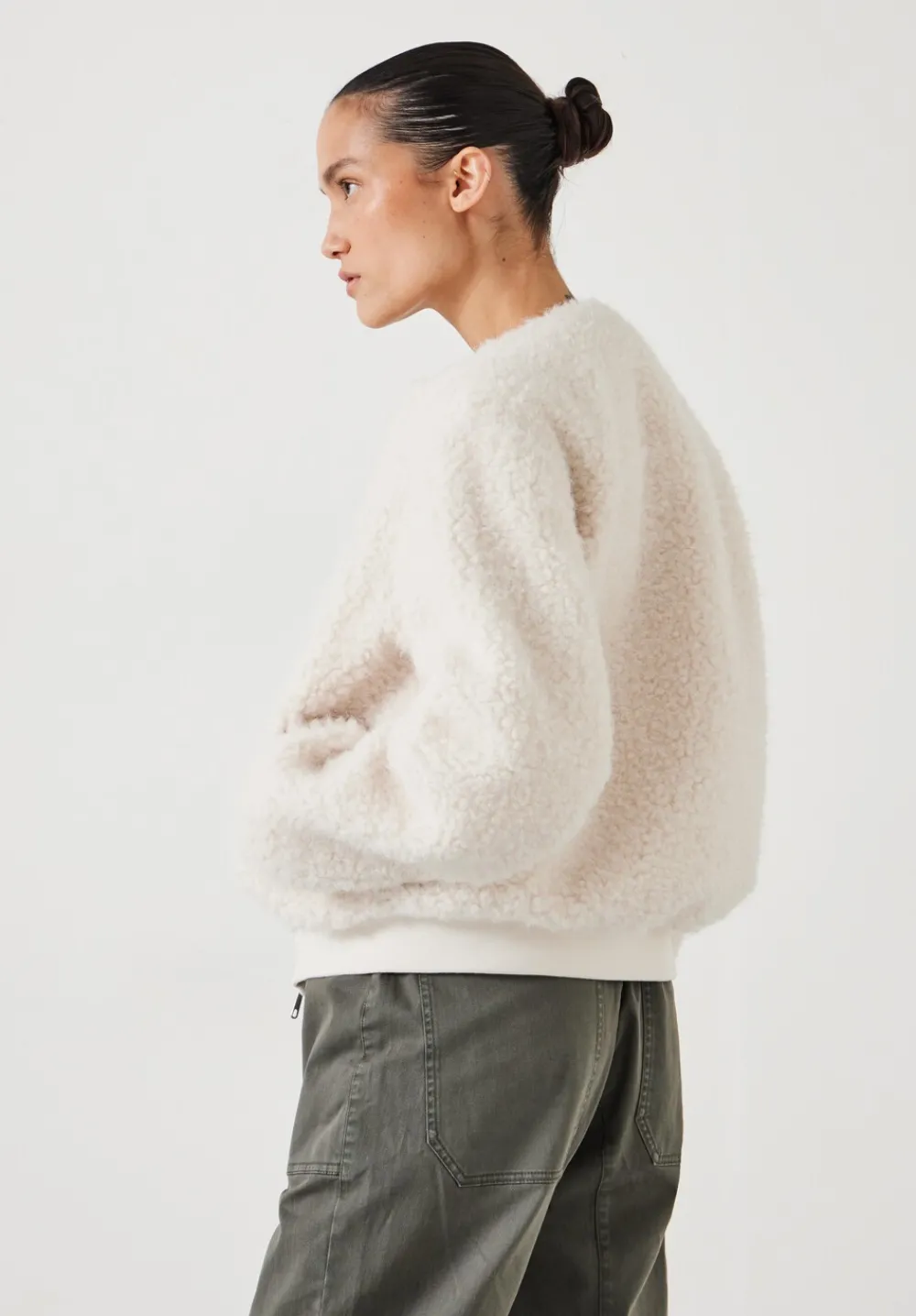 hush Jackets & Coats|Miffy Faux Fur Jacket White