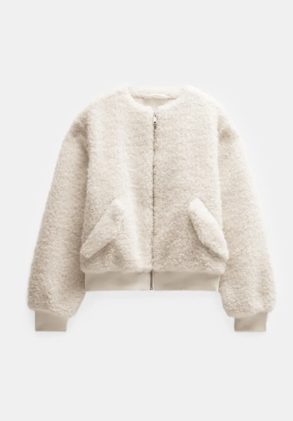 hush Jackets & Coats|Miffy Faux Fur Jacket White
