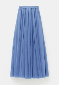 hush Skirts|Millie Tulle Maxi Skirt Pale Blue