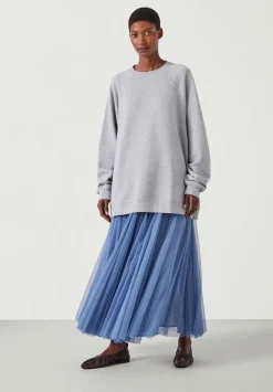 hush Skirts|Millie Tulle Maxi Skirt Pale Blue