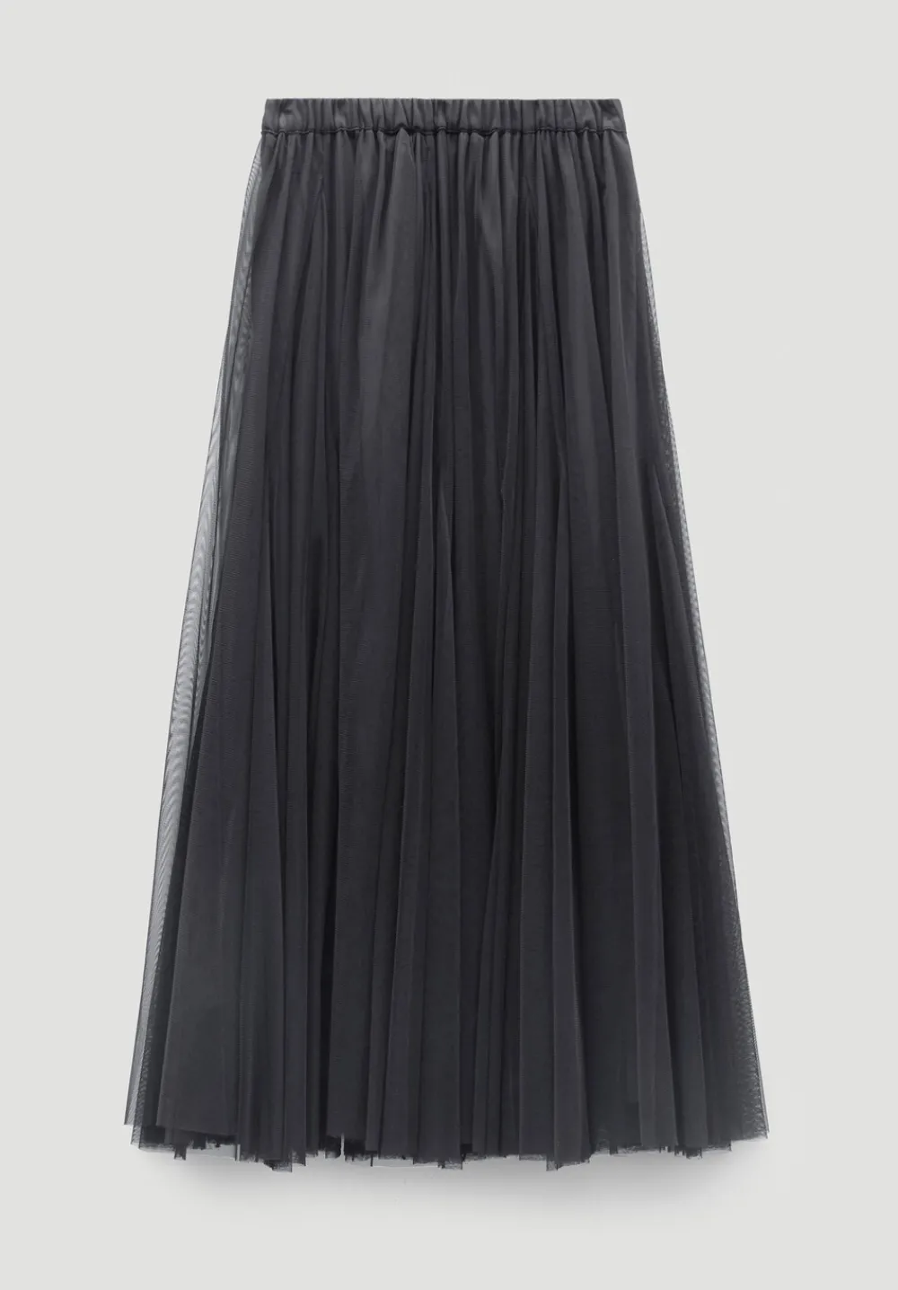 hush Skirts|Millie Tulle Maxi Skirt Charcoal