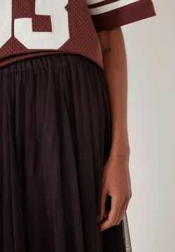 hush Skirts|Millie Tulle Maxi Skirt Plum