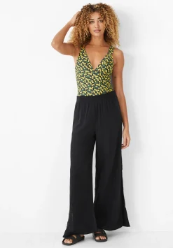 hush Trousers|Mira Beach Trousers Black
