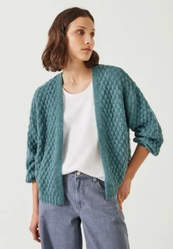 hush Jumpers & Cardigans|Mischa Textured Cardigan Sea Green