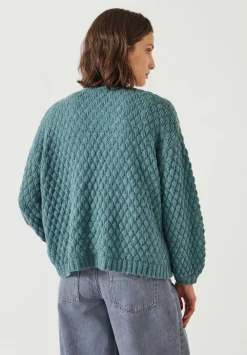 hush Jumpers & Cardigans|Mischa Textured Cardigan Sea Green