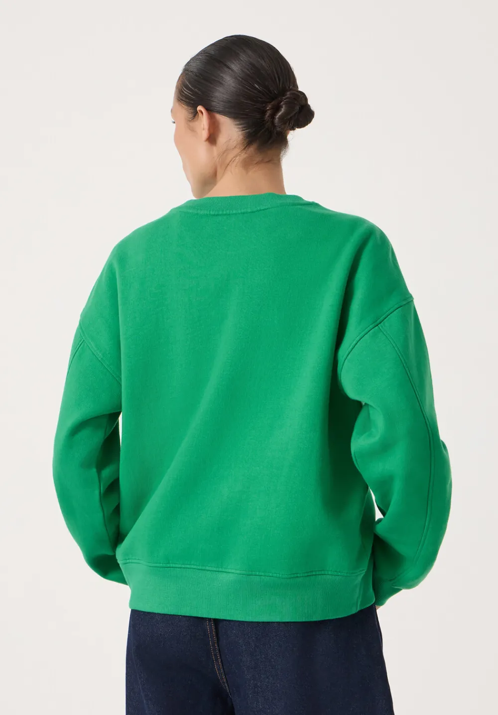 hush Sweatshirts & Hoodies|Moderately Social Graphic Sweatshirt Bright Green