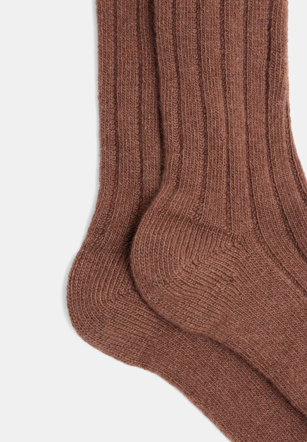 hush Socks & Tights|Murica Wool Blend Socks Chocolate brown