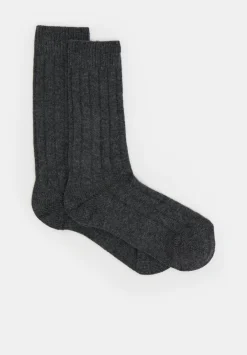 hush Socks & Tights|Murica Wool Blend Socks Charcoal Grey