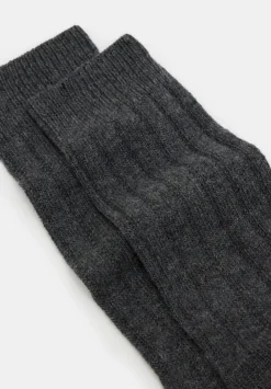hush Socks & Tights|Murica Wool Blend Socks Charcoal Grey
