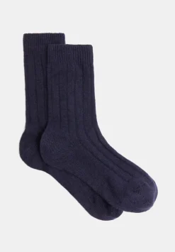 hush Socks & Tights|Murica Wool Blend Socks Navy