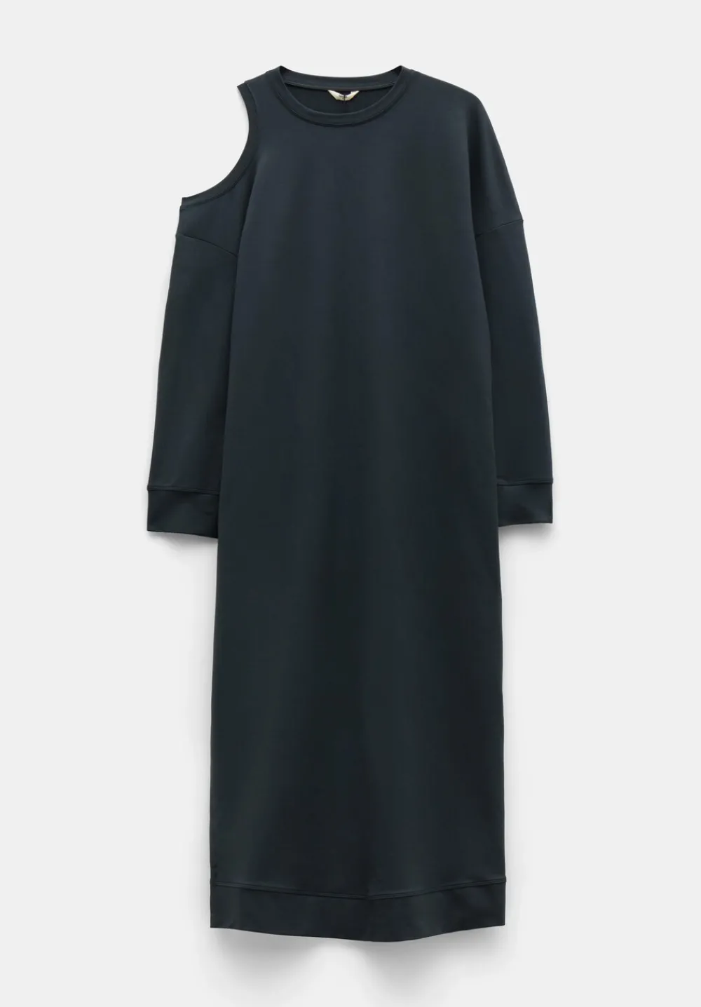 hush Dresses|Neena Cut Out Midi Dress Anthracite