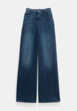 hush Jeans|Nessa Wide Leg Jeans Dark Blue Wash