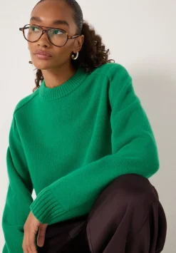 hush Jumpers & Cardigans|Nina Merino Wool Jumper Bright Green
