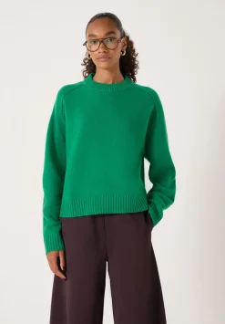 hush Jumpers & Cardigans|Nina Merino Wool Jumper Bright Green