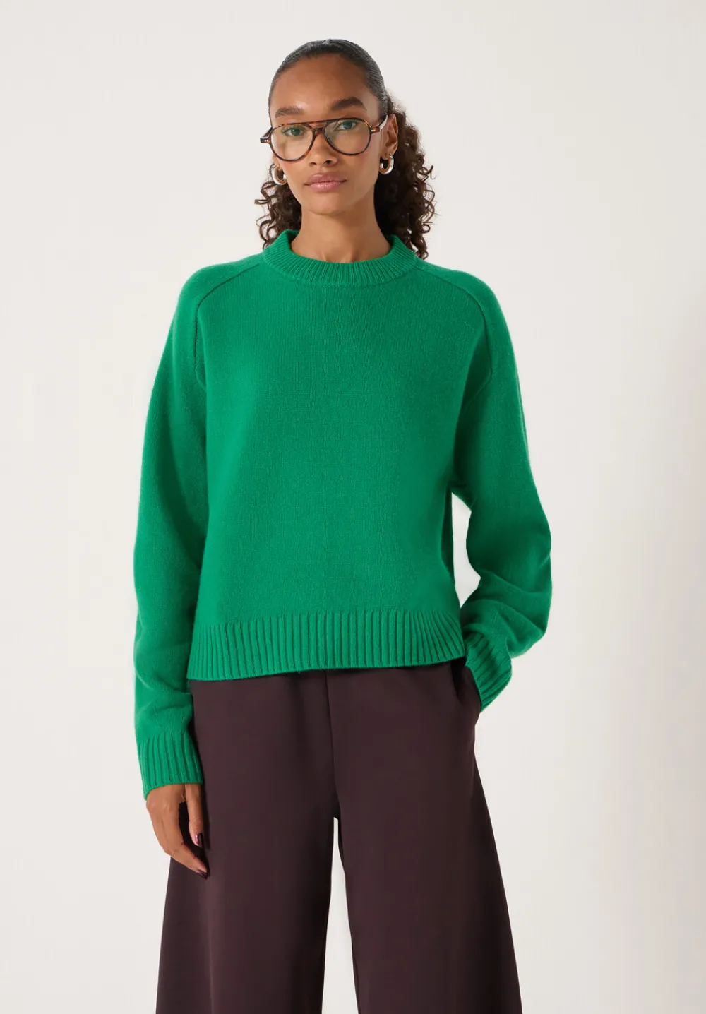 hush Jumpers & Cardigans|Nina Merino Wool Jumper Bright Green