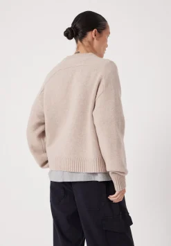 hush Jumpers & Cardigans|Nina Merino Wool Jumper Oatmeal