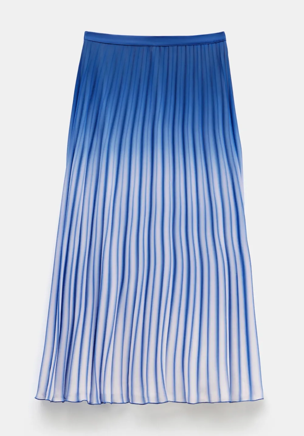 hush Skirts|Olivia Maxi Ombre Pleat Skirt Blue Ombre