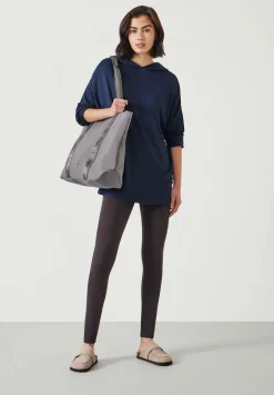 hush Sweatshirts & Hoodies|Orla Lightweight Oversized Longline Hoodie Midnight Navy