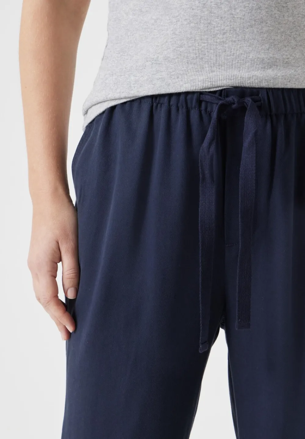 hush Trousers|Paloma Pull On Trousers Dark Navy