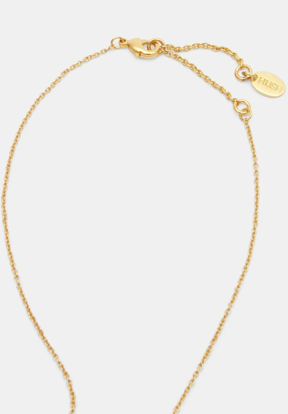 hush Jewellery|Parker Chunky Teardrop Pendant Necklace Gold