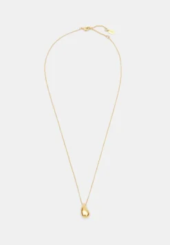 hush Jewellery|Parker Chunky Teardrop Pendant Necklace Gold