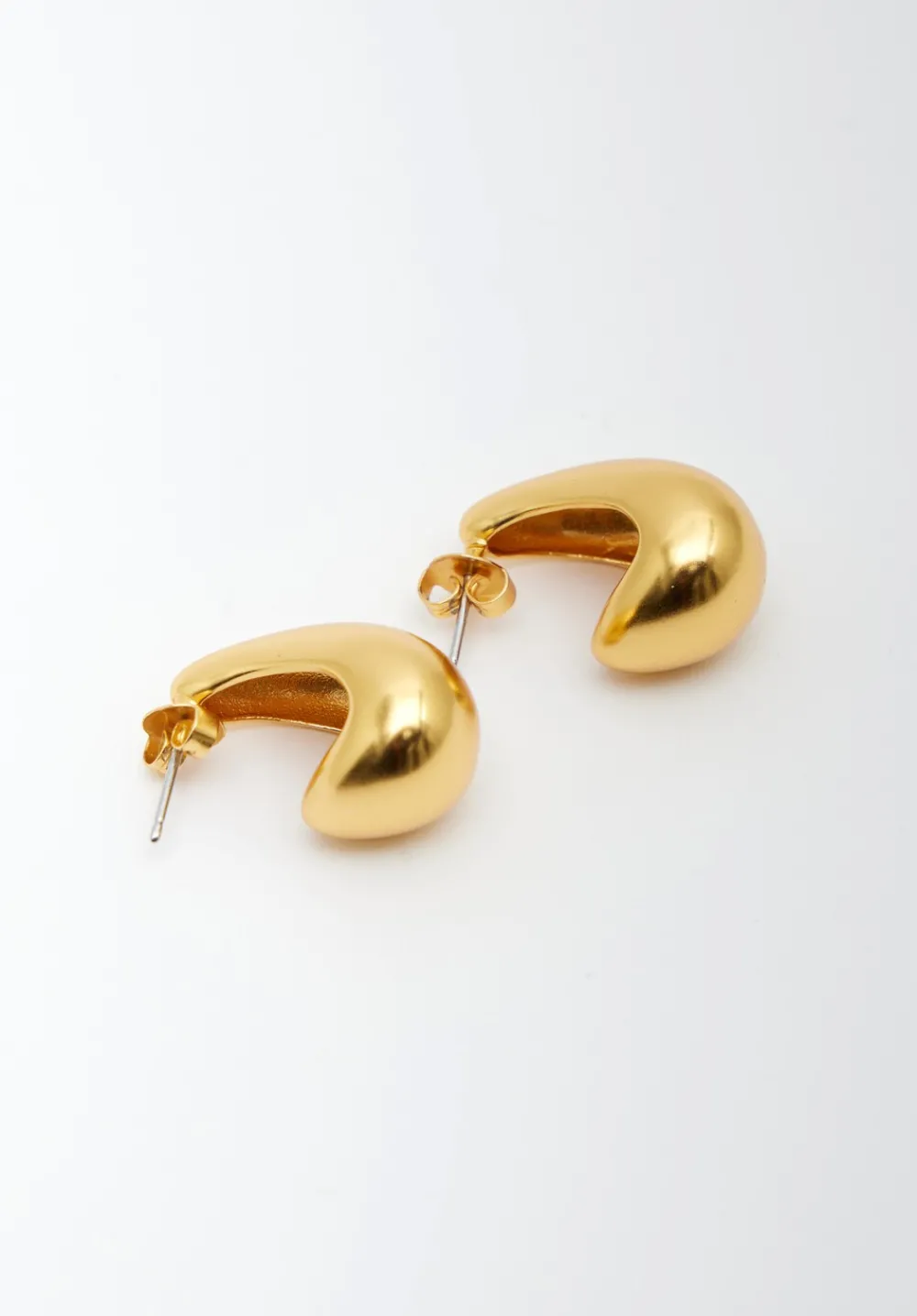 hush Jewellery|Parker Teardrop Hoop Earrings Gold