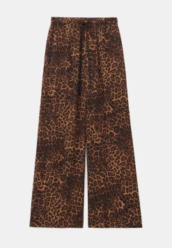 hush Jeans|Trousers|Petunia Printed Trousers Brown Leopard Print