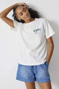 hush Tops & T-Shirts|Pickled Graphic T-Shirt Off White