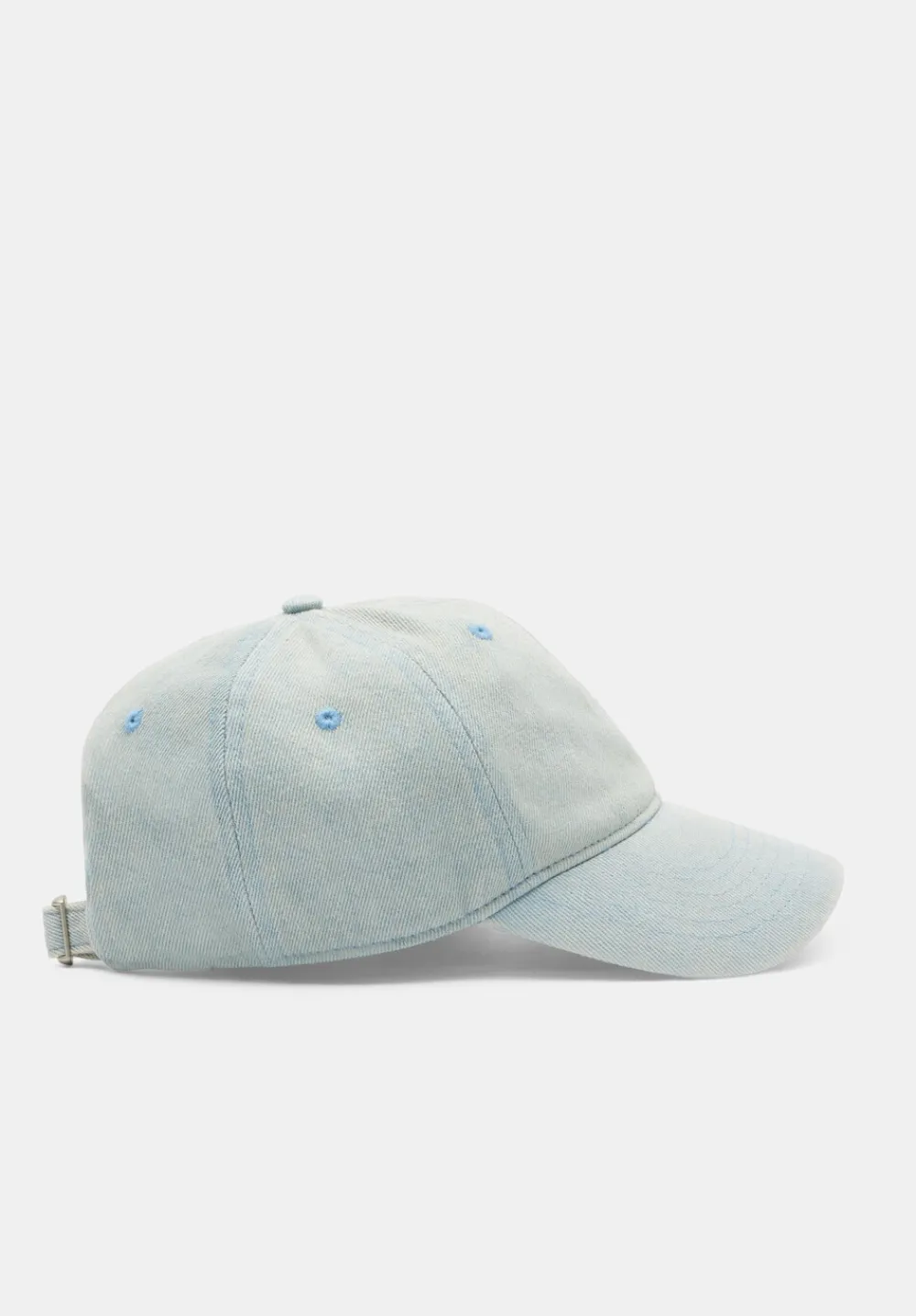 hush Hats|Polly Denim Baseball Cap Faded Denim