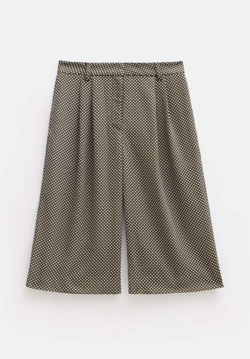 hush Shorts|Printed Bermuda Short Green Mini Geo
