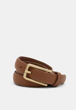 hush Belts|Priyanka Leather Belt Tan